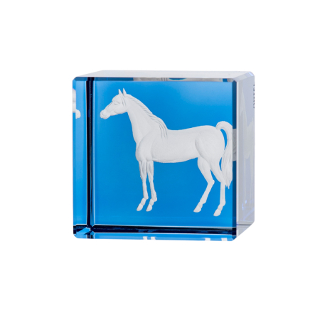 Barnyard Horse Square Paperweight